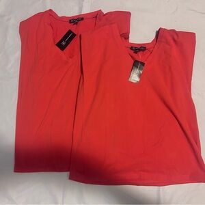 INC International Concepts Summer Fig V-Neck Top